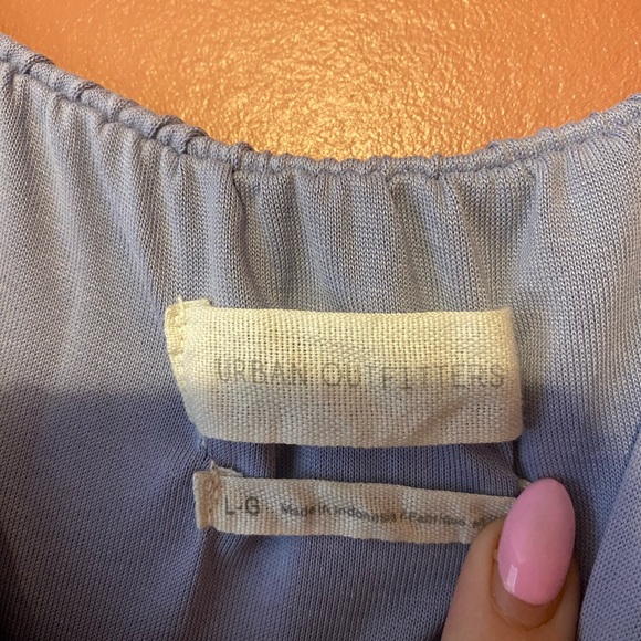 Urban outfitters Riviera Plunging Romper in periwinkle - Picture 3 of 5